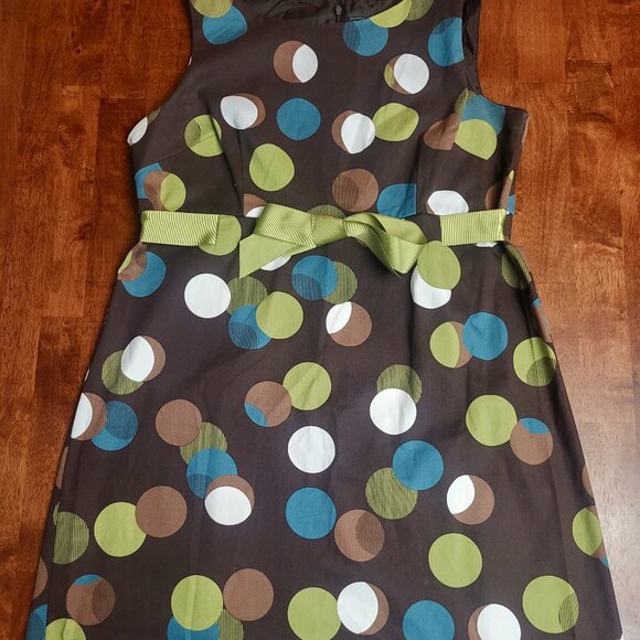 Jessica Howard ~ Sz 14 ~ Polka Dot Sheath Dress ~ Excellent Condition - Picture 4 of 10